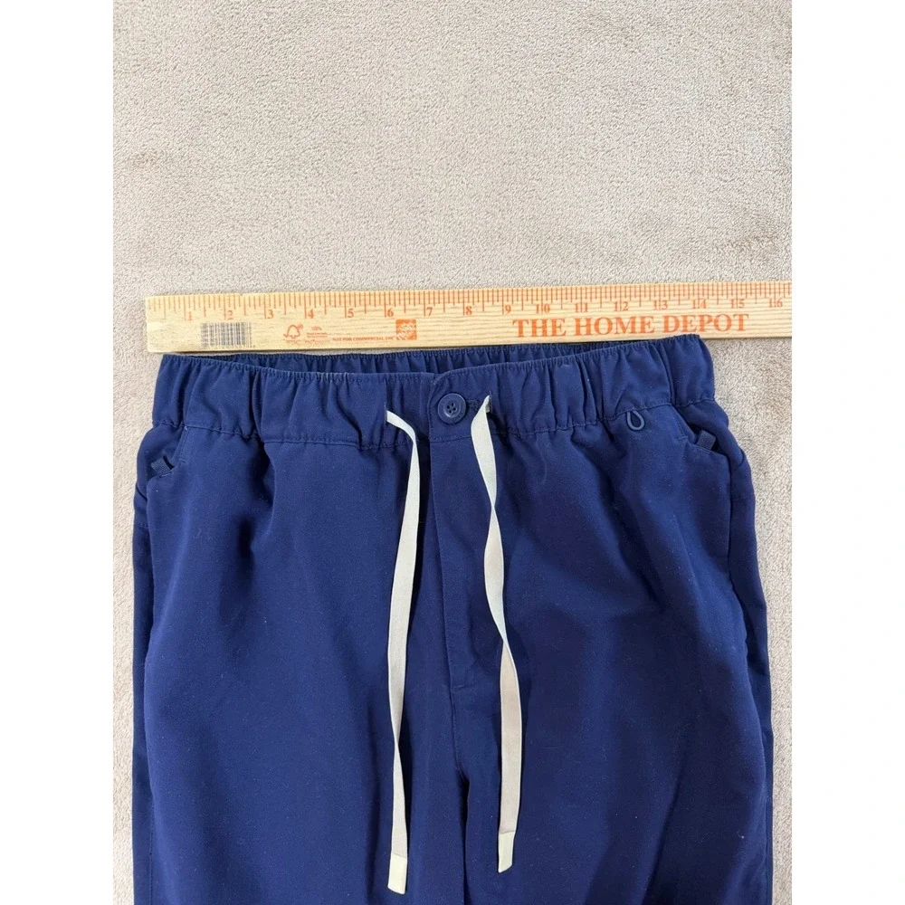 FIGS Tansen Jogger Scrub Pants Mens Size M Navy Blue Technical Collection EUC